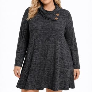 Chris & Carol NWOT Charcoal Gray Dress